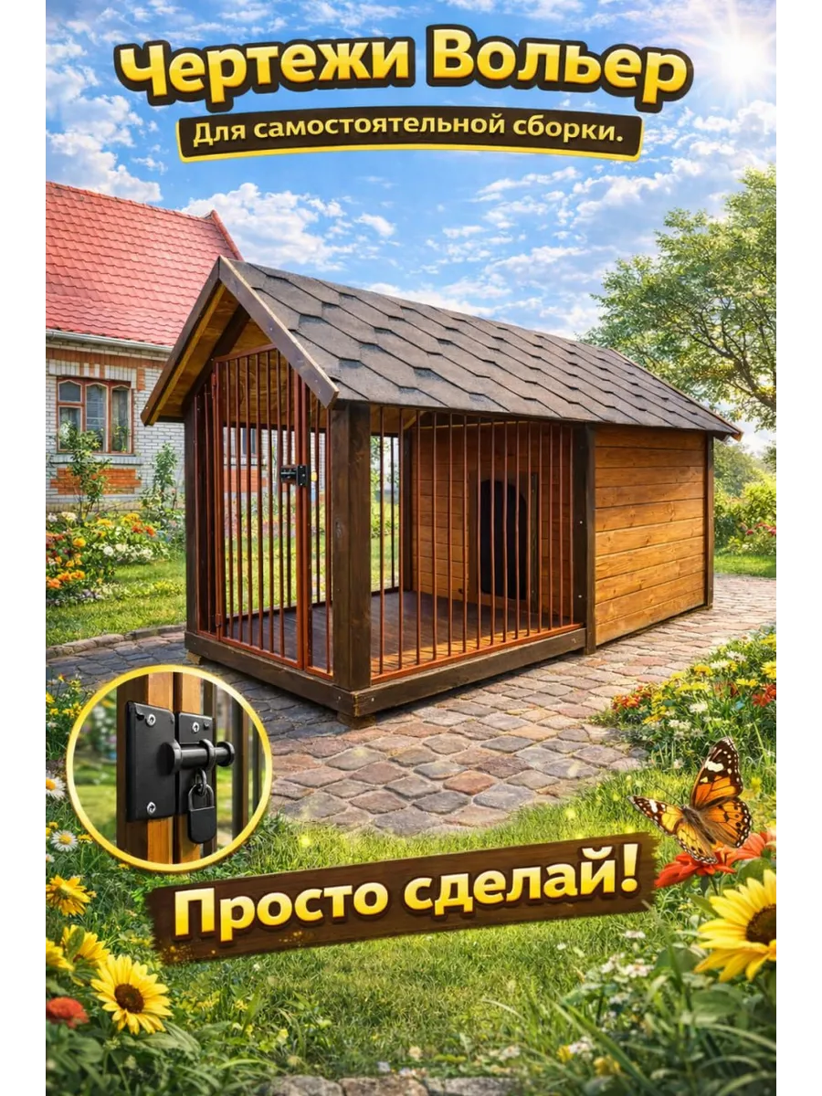 Вольер 4х2м Для самостоятельной сборки