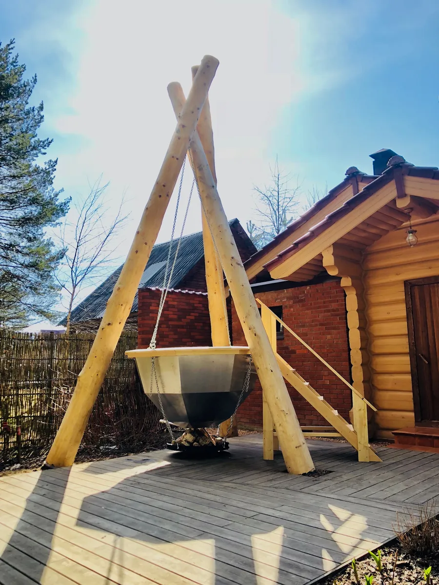 Чертеж банного чана из нерж. 170 см (с раскроем под ЧПУ)