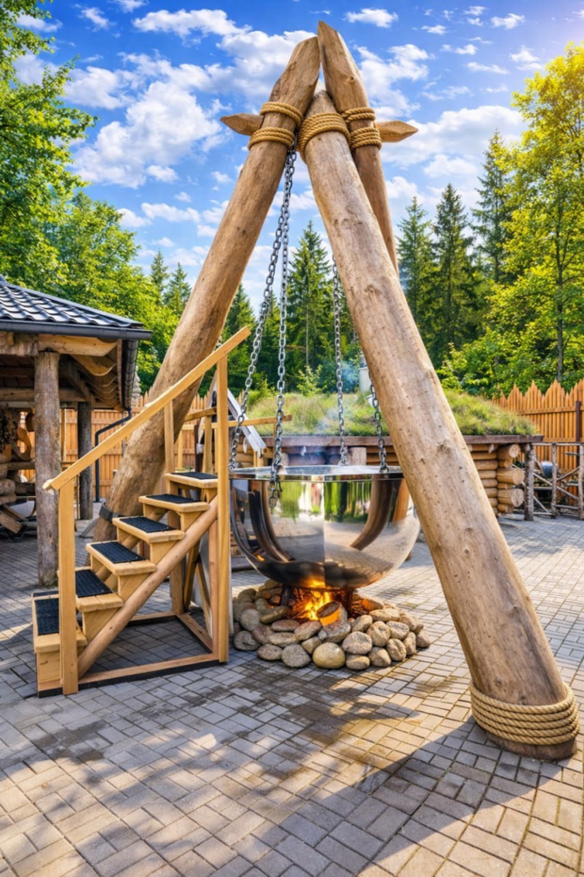 Чертеж банного чана из нерж. 170 см (с раскроем под ЧПУ)