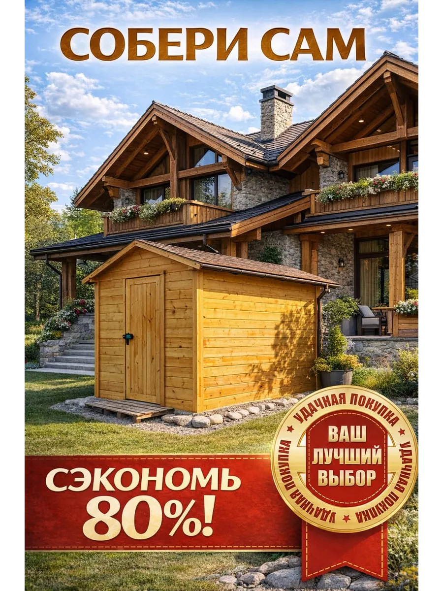 Хозблок «Хвойный» 2х3 м