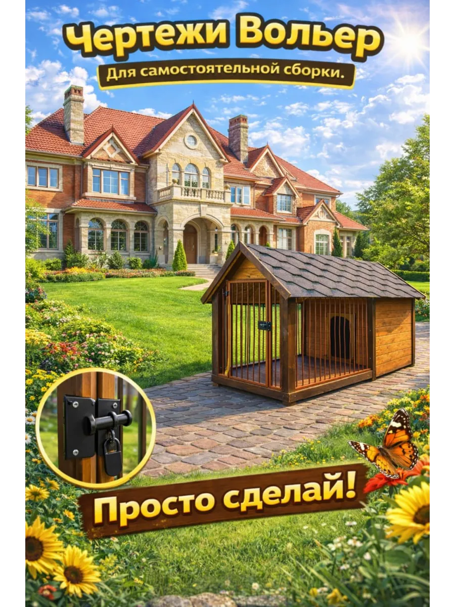 Вольер 4х2м Для самостоятельной сборки